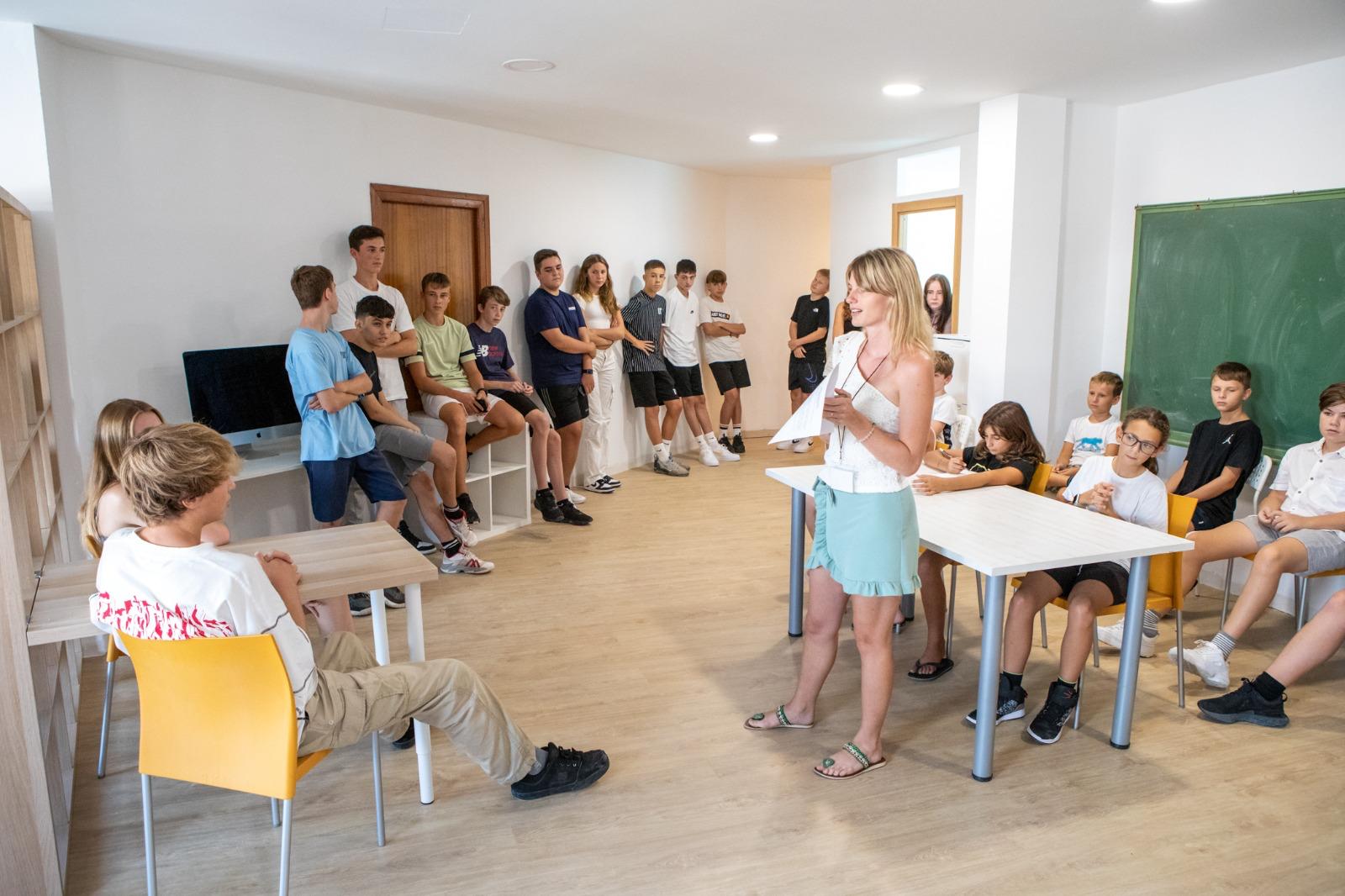 A class at Open Learning